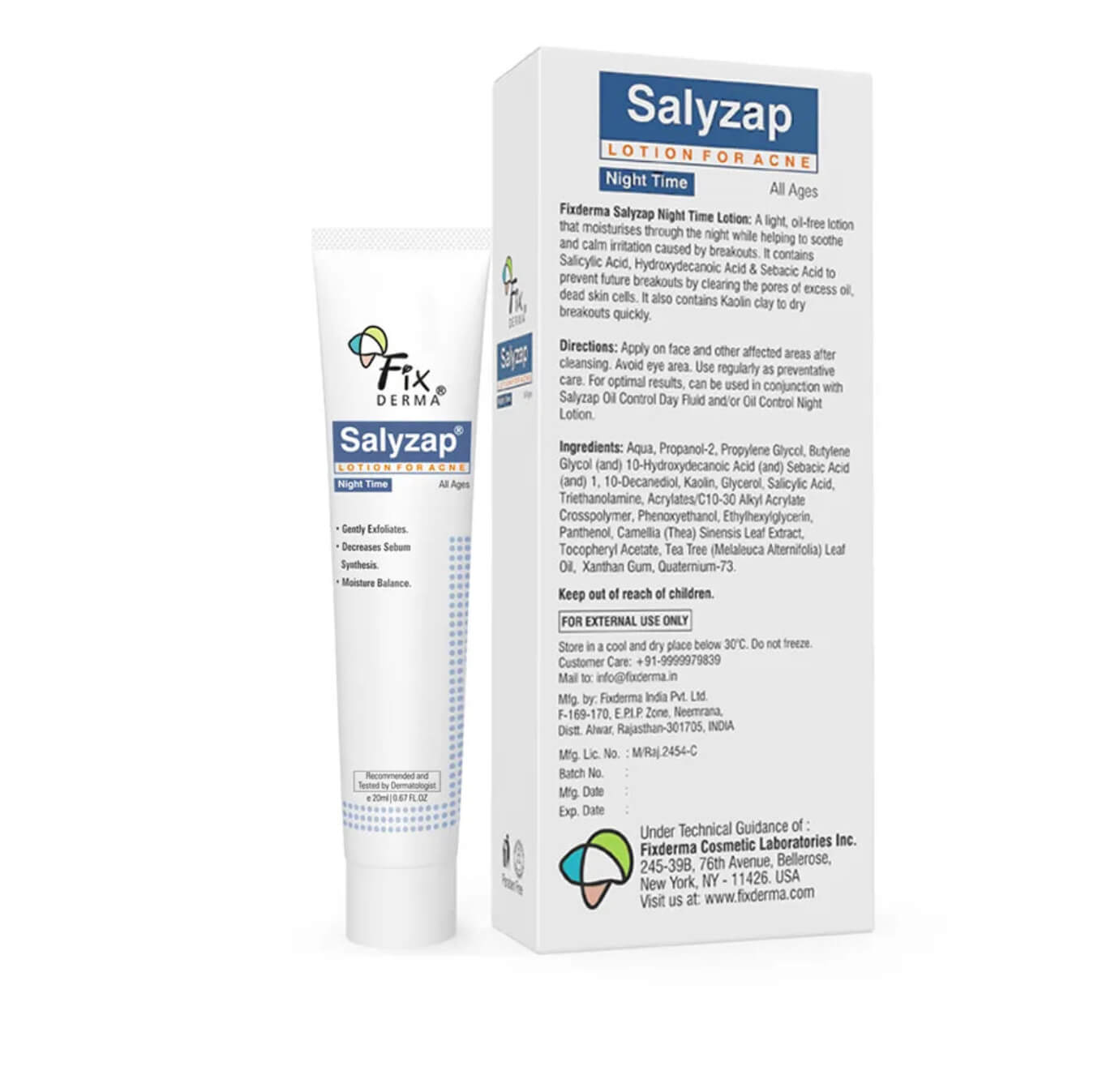 Fixderma Salyzap Night Time Lotion
