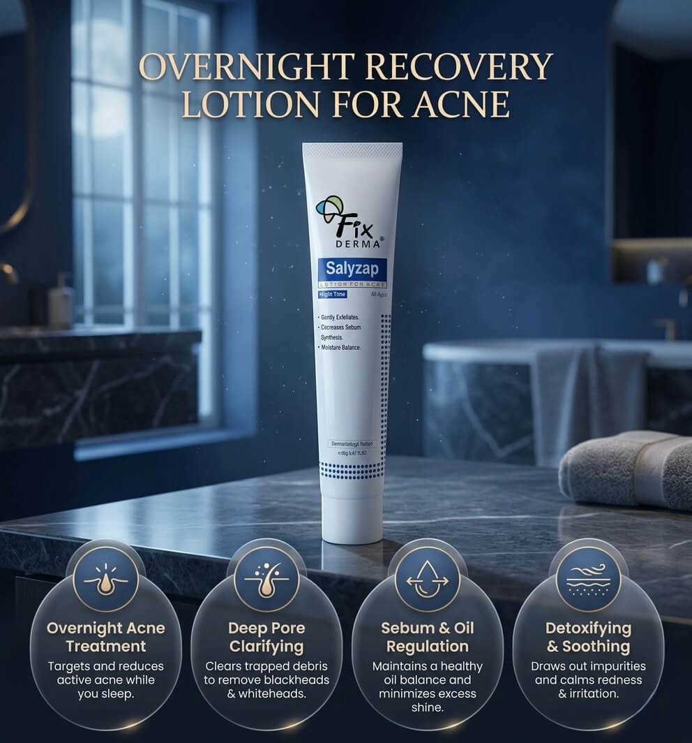 Fixderma Salyzap Night Time Lotion - Image 3