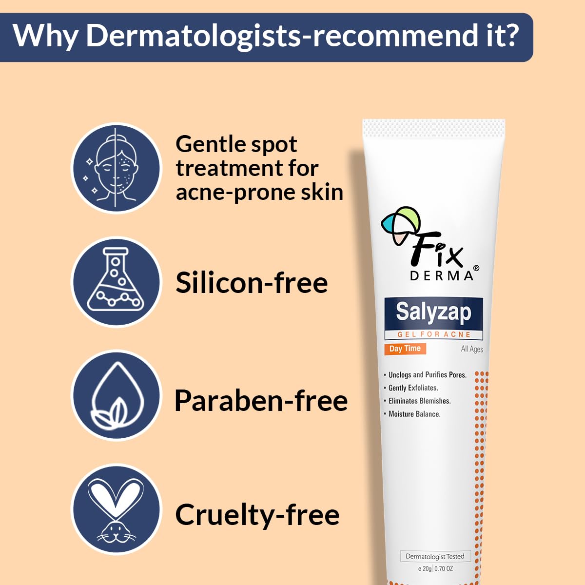 Fixderma Salyzap Gel Day Time - Image 4